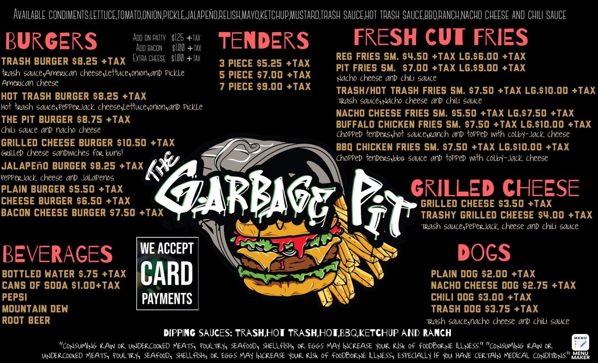 The Garbage Pit Food Truck (Wilcox, PA) 6.3.23 The Winery at Wilcox