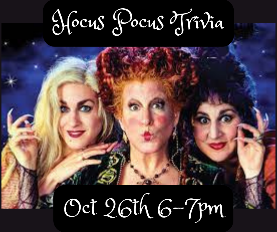 Hocus Pocus Trivia (Wilcox, PA) 10.26.23