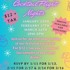 Cocktail Flight Nights - DuBois