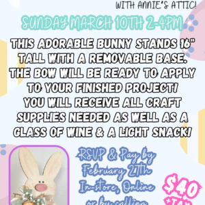 Easter Bunny Craft & Sip - DuBois