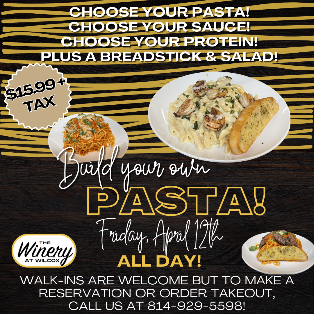 Build Your Own Pasta! – Wilcox