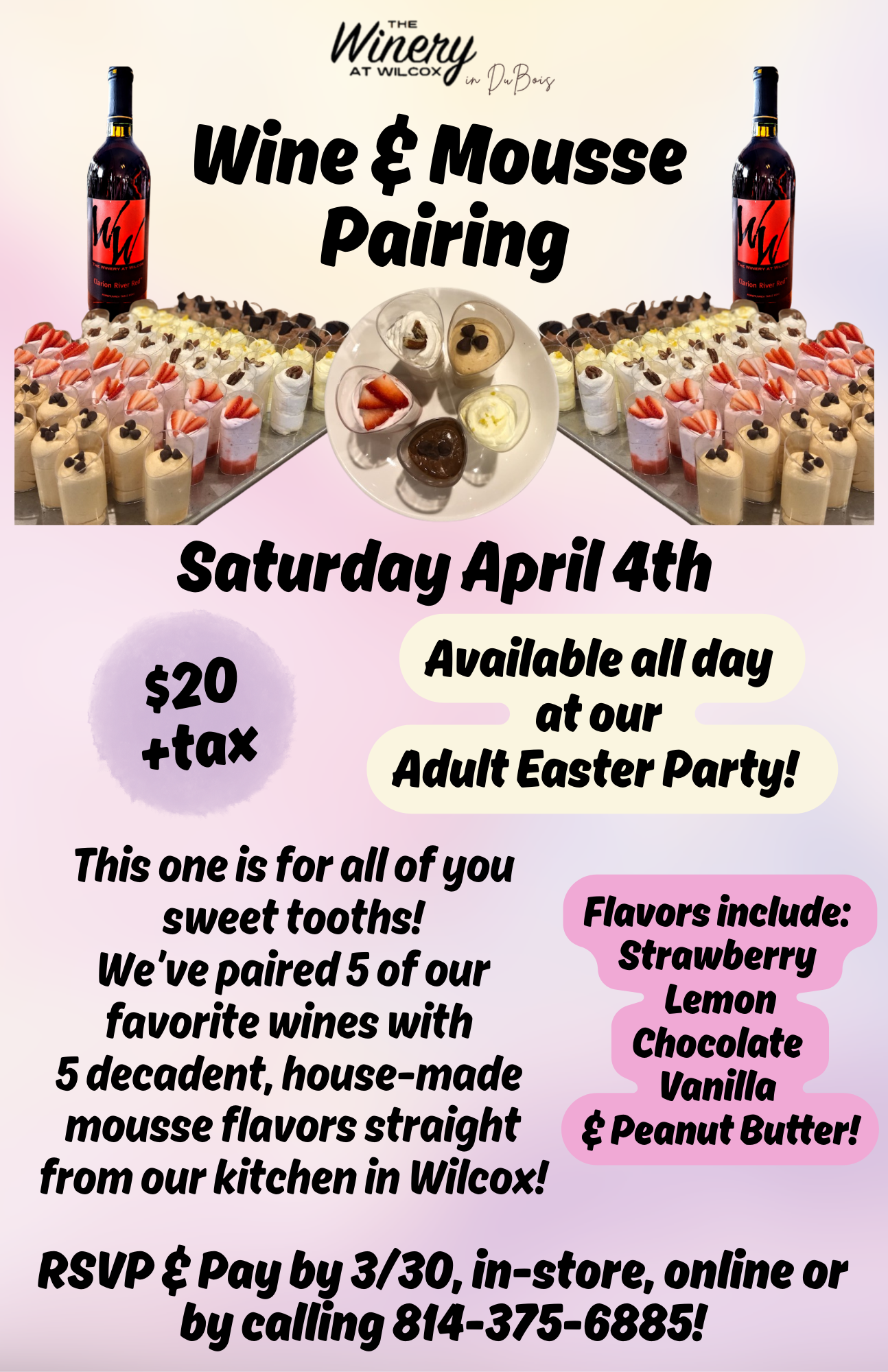 Wine & Mousse Pairing – DuBois