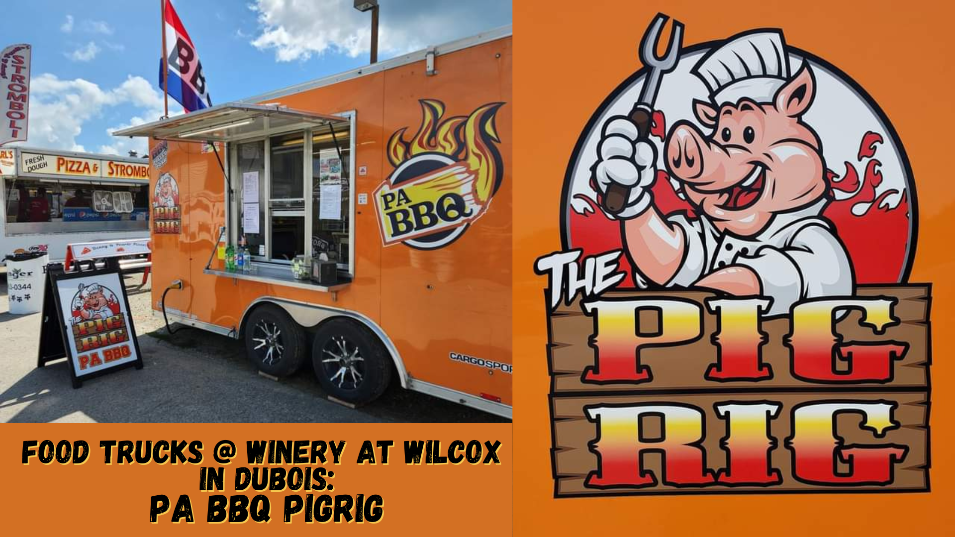 Food Trucks @ Winery at Wilcox in DuBois – PA BBQ PigRig