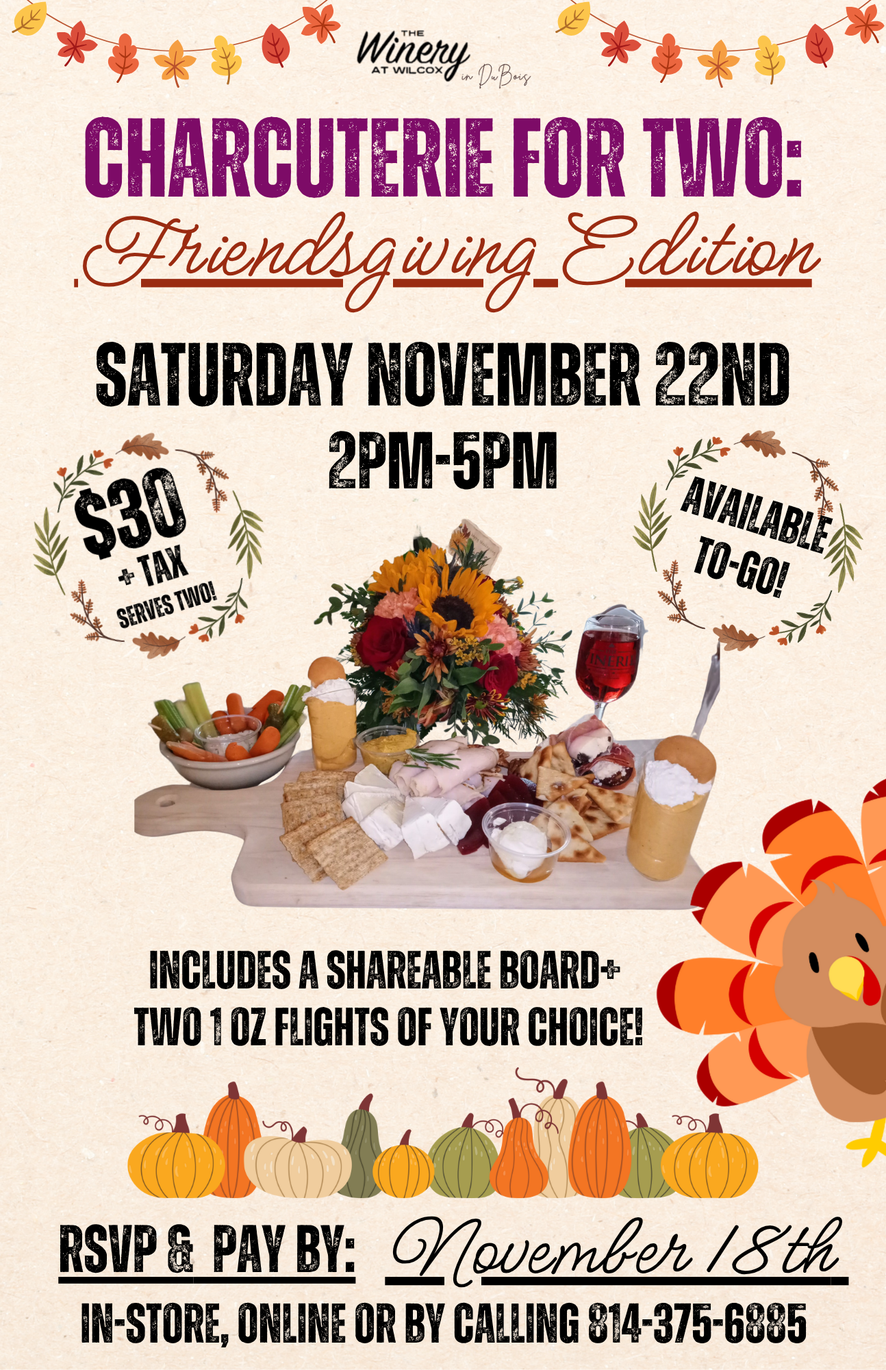 Charcuterie for Two! – Friendsgiving Edition DuBois