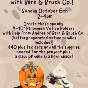 CANCELED - Halloween Votive Duo Craft & Sip - DuBois