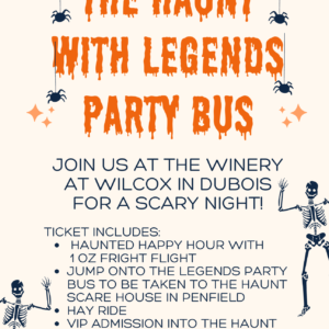 The Haunt w/ Legends Party Bus - DuBois