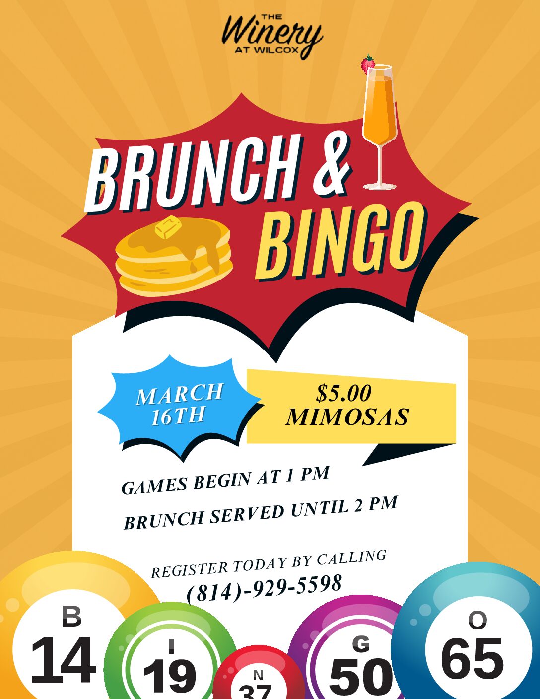 Brunch & Bingo – Wilcox