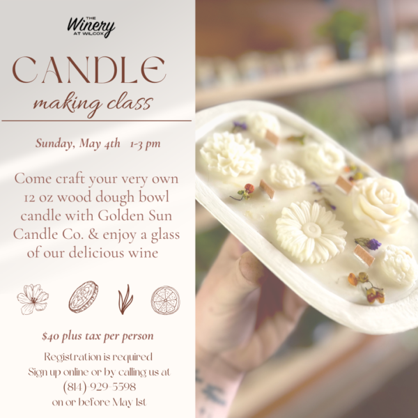 Candle Making Class - Wilcox
