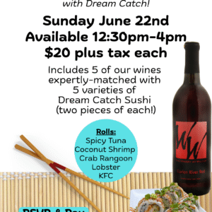 Sunday Funday: Sushi & Wine w/ Dream Catch! - DuBois