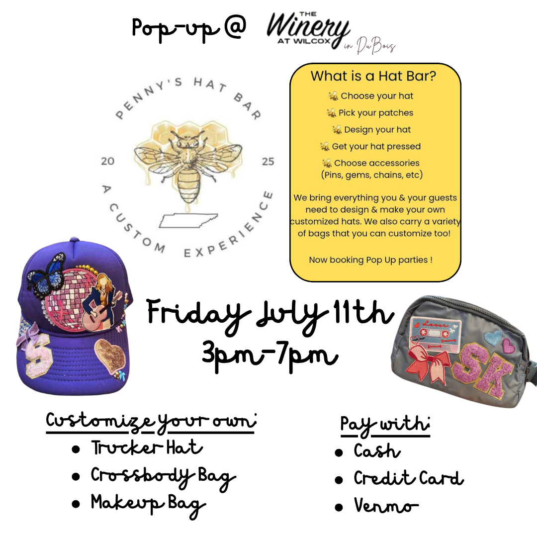 Penny’s Hat Bar Pop-up! – DuBois