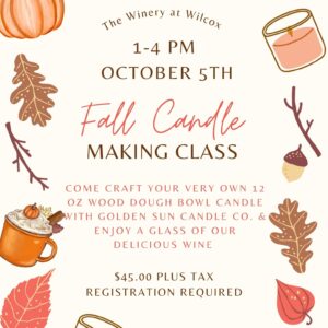 Fall Candle Making Class with Golden Sun Candle Co.