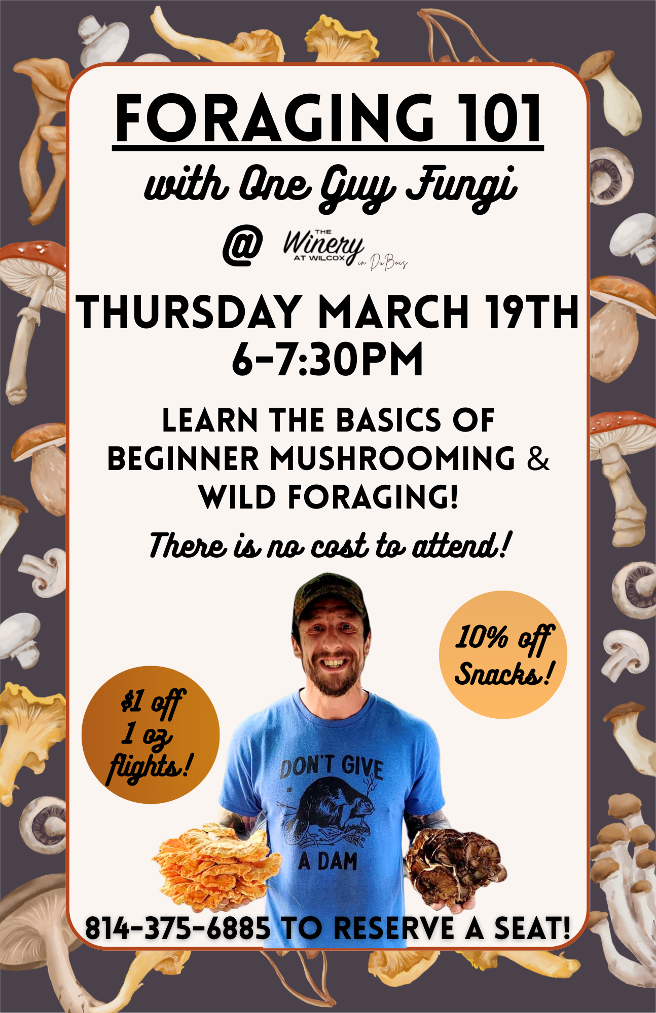 Foraging 101 w/ One Guy Fungi – DuBois