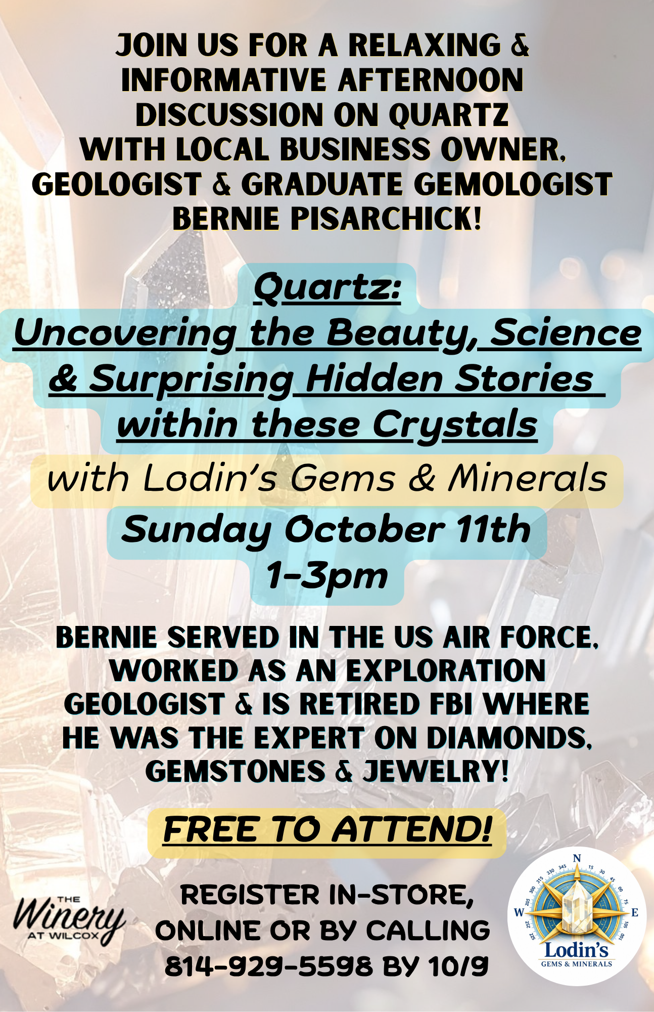 Quartz Discussion with Lodin’s Gems – Wilcox